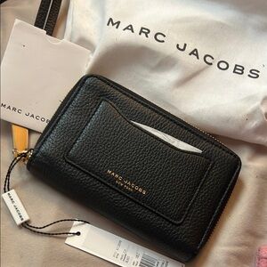 Marc Jacobs Black Leather Wallet